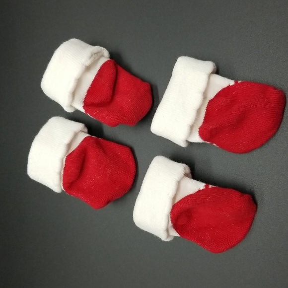 Rare Editions Red Velvety 3 Months Baby Dress - Picture 7 of 8